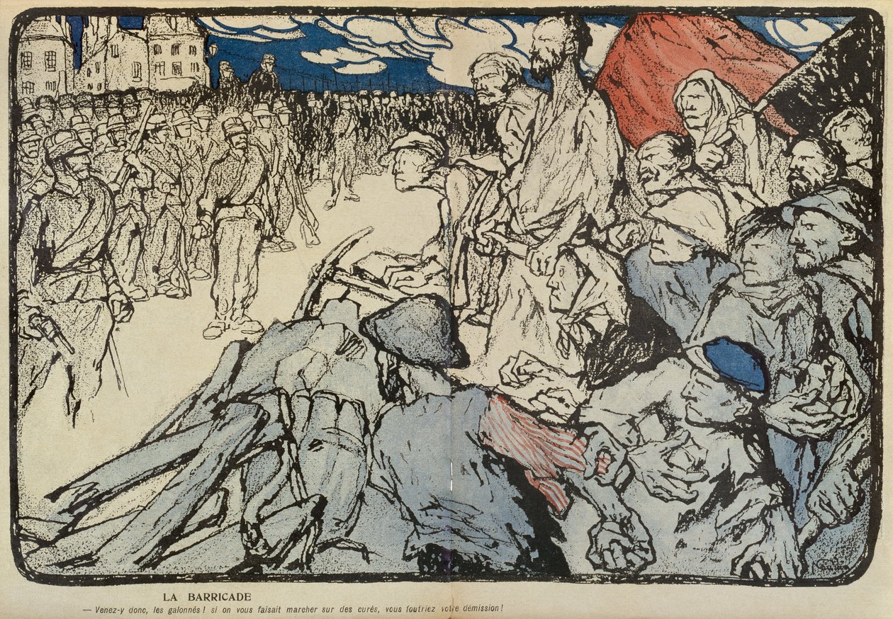 La barricada, ilustración de "L
