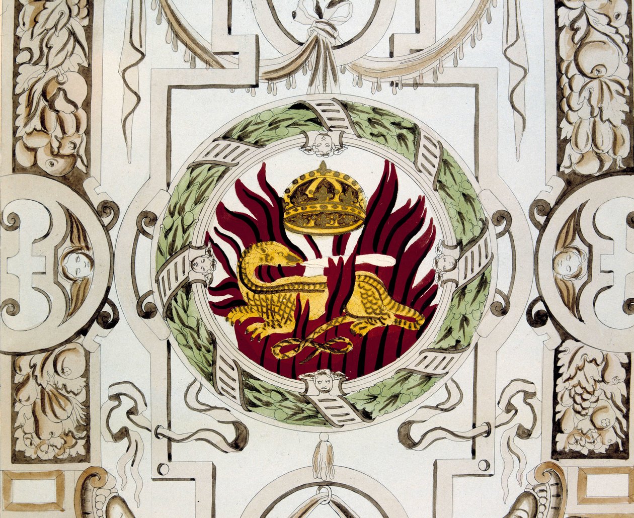Salamandra (insignia de Francisco I) por Bernard Palissy de Bernard Palissy