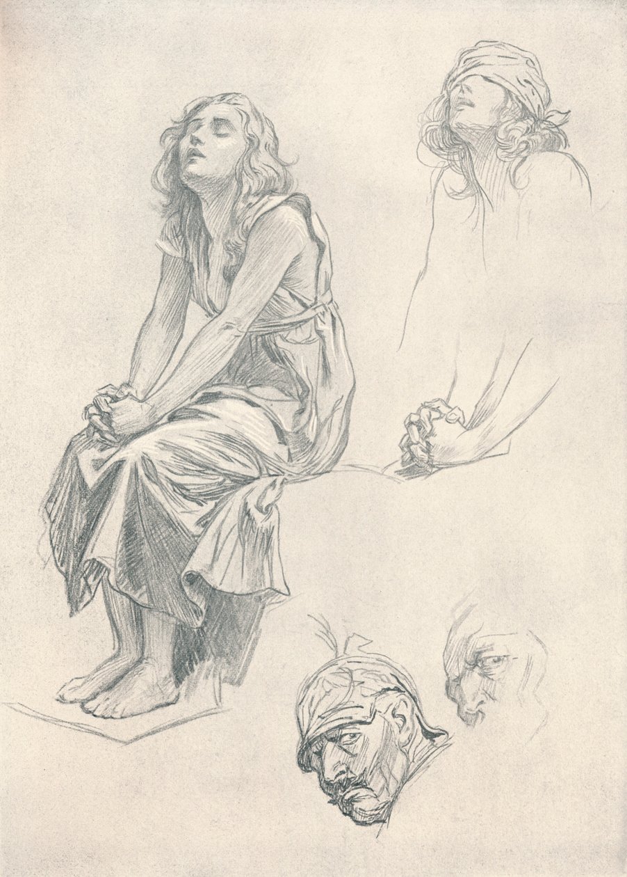El camino de la victoria - Etapa III, c1920 de Bernard Partridge