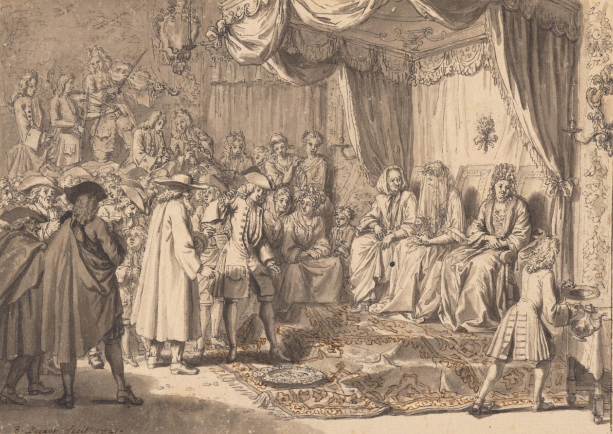 Boda entre los judíos portugueses de Bernard Picart