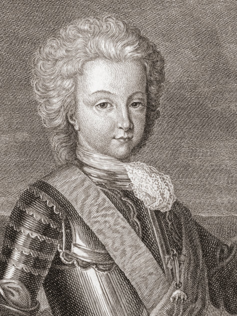 Rey Luis I de España cuando era Príncipe de Asturias de Bernard Picart