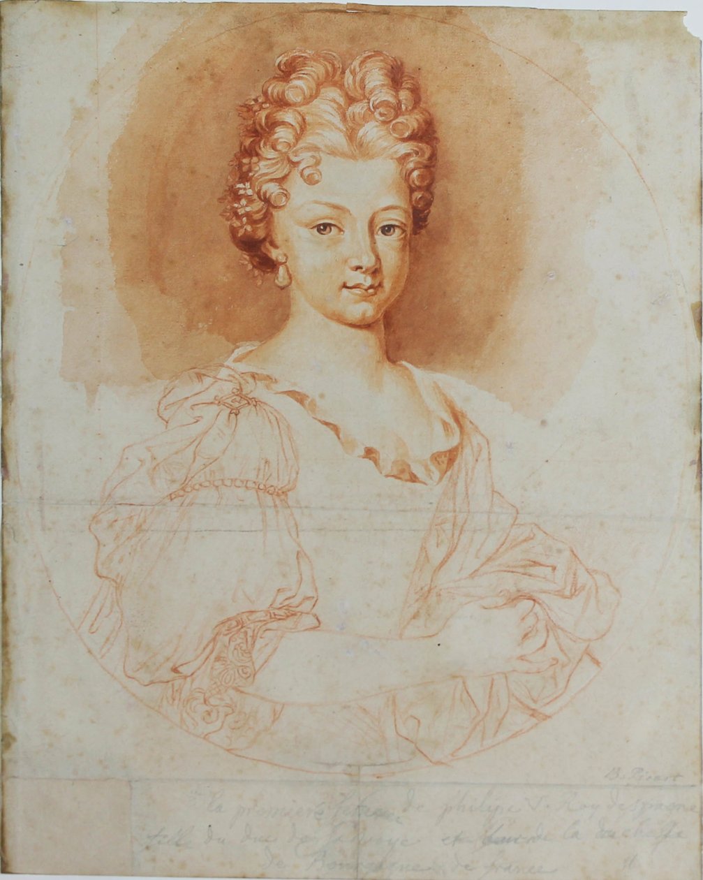 María Luisa de Saboya de Bernard Picart