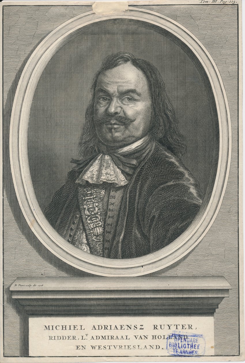 Michiel de Ruyter 1607-1676 Centro del Patrimonio Rozet 300 191 d 2 A-51 de Bernard Picart