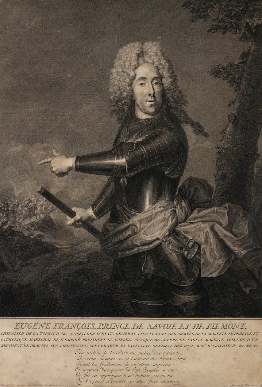 Príncipe Eugenio de Saboya de Bernard Picart