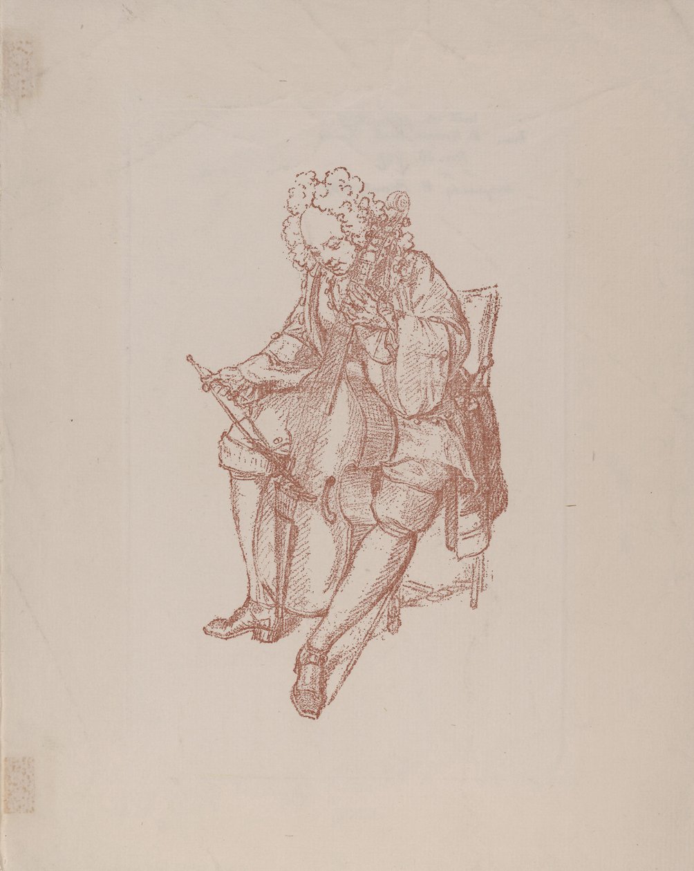 El bajista, 1707 de Bernard Picart