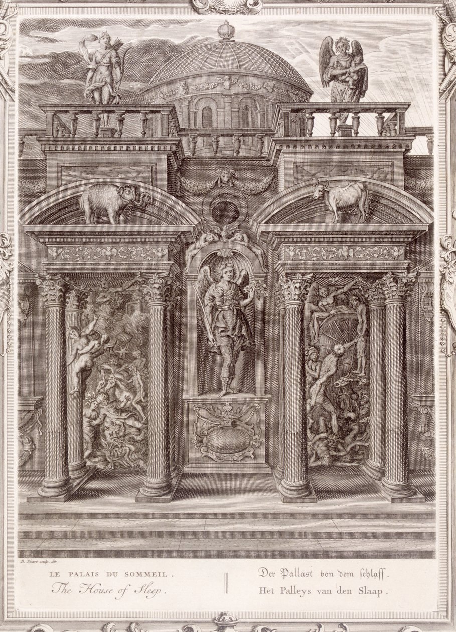La Casa del Sueño, 1731 de Bernard Picart