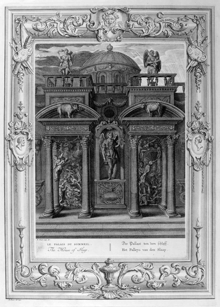 La Casa del Sueño, 1733 de Bernard Picart