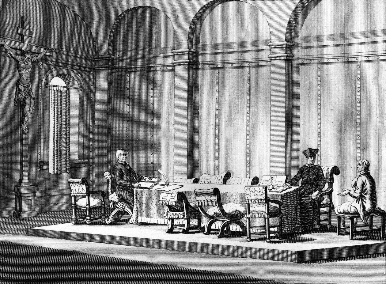La sala de la Inquisición Romana de Bernard Picart