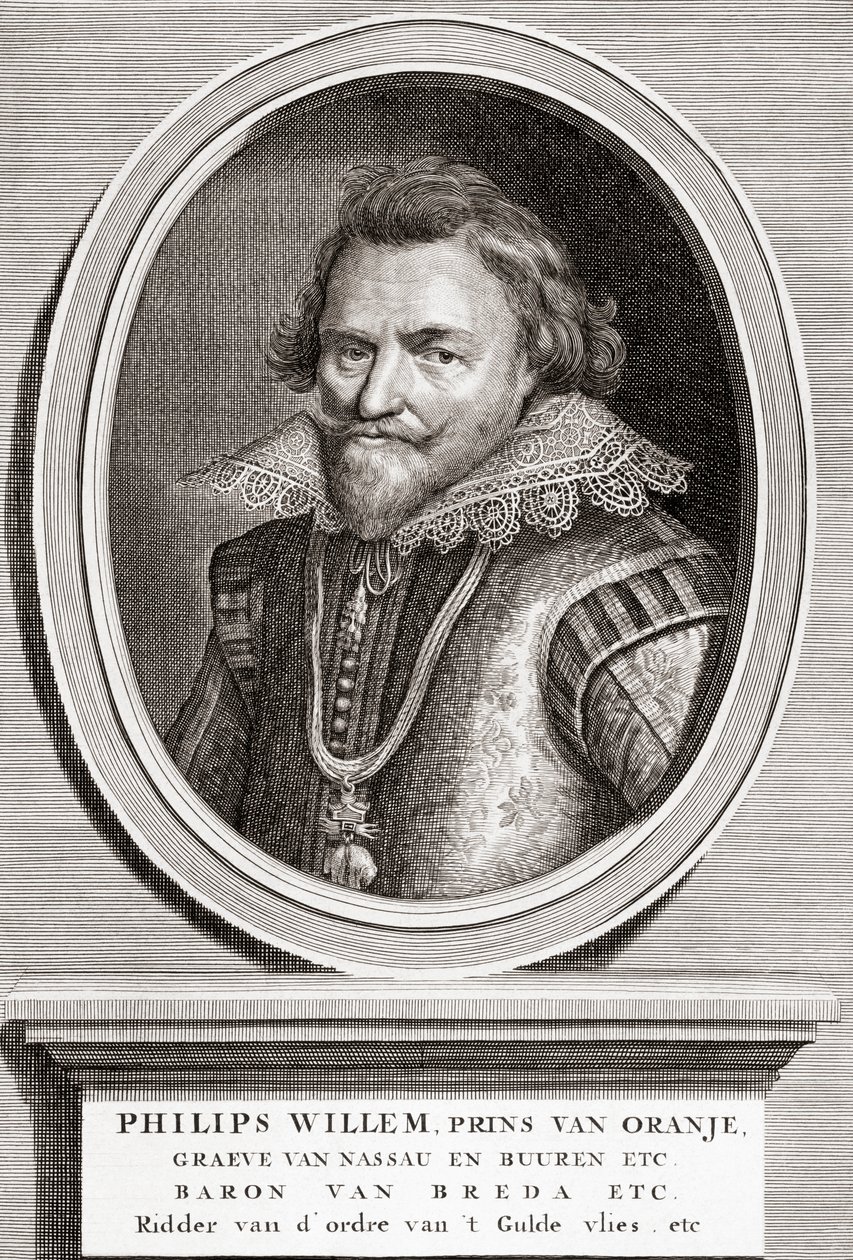 Retrato de Felipe Guillermo, Príncipe de Orange (1554-1618) de Bernard Picart