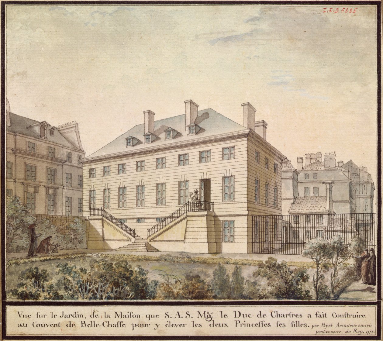 El Pabellón en Bellechasse, 1778 de Bernard Poyet