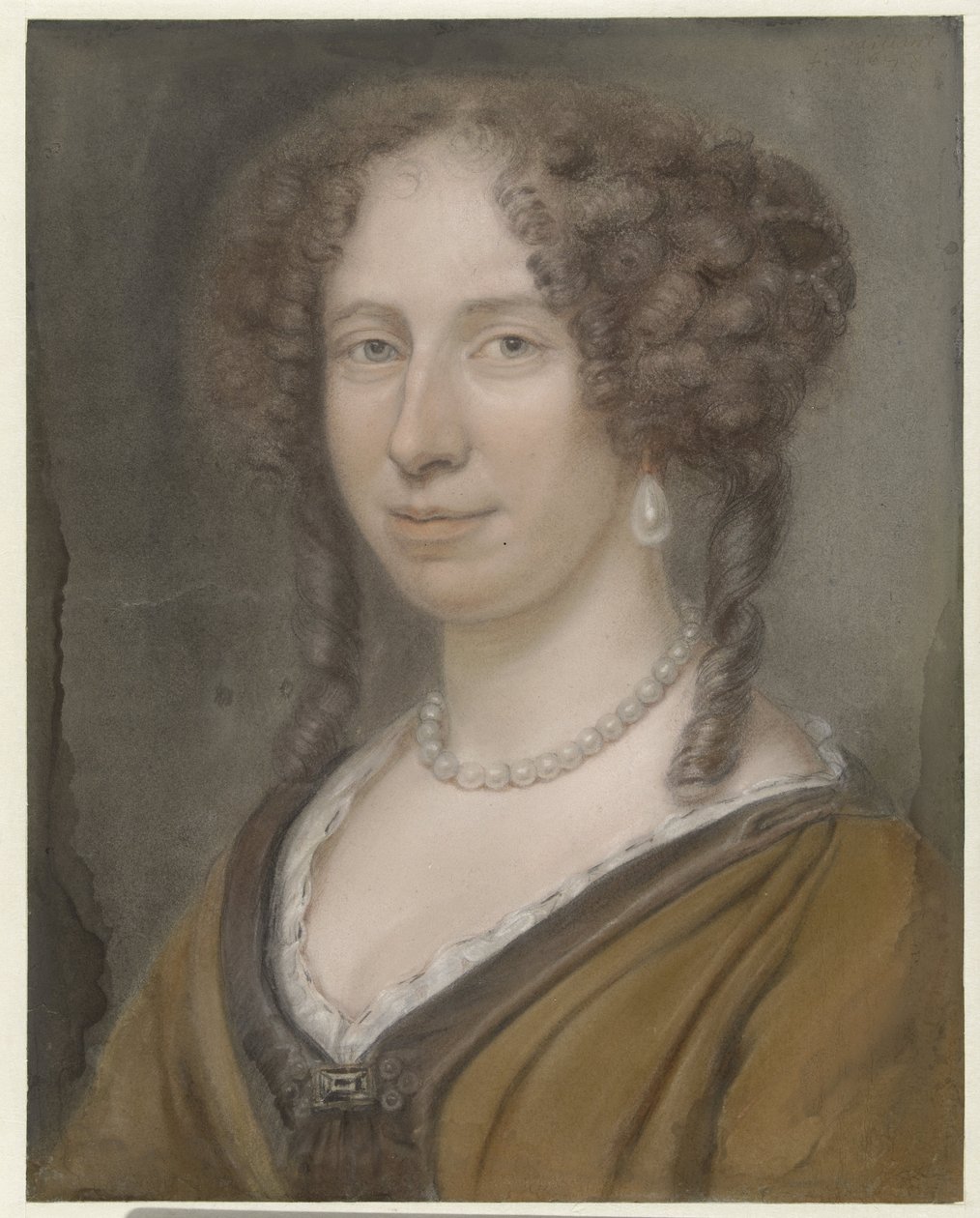 Retrato de una dama desconocida de Bernard Vaillant