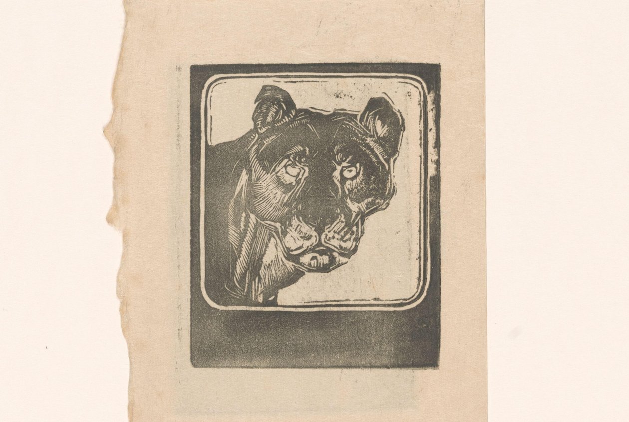 Cabeza de leona de Bernard Willem Wierink