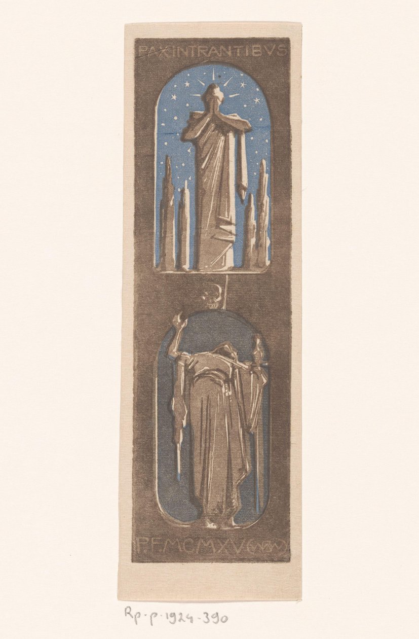 Pax intrantibus (título original del objeto) de Bernard Willem Wierink