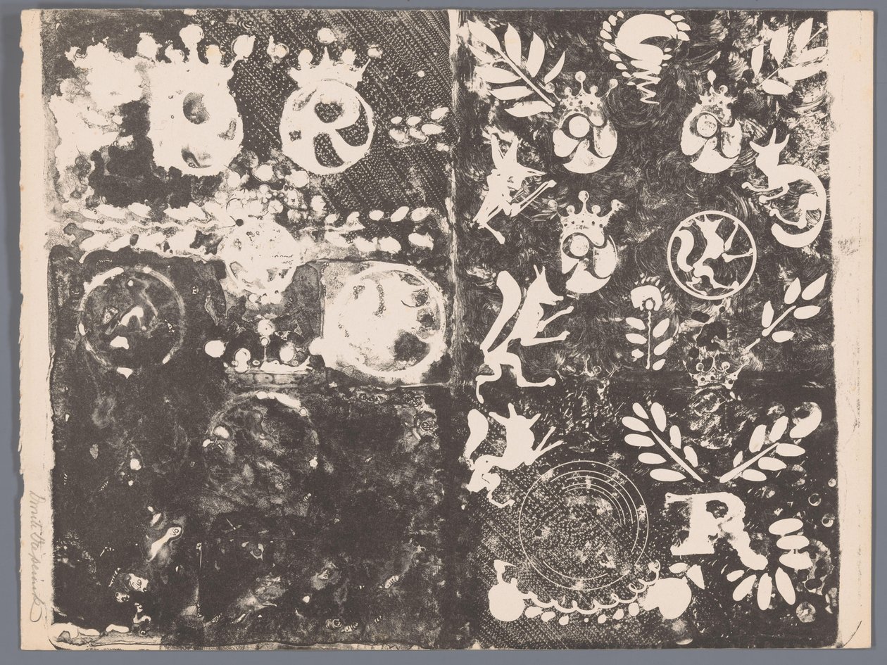 Varias decoraciones de Reinaert el Zorro de Bernard Willem Wierink