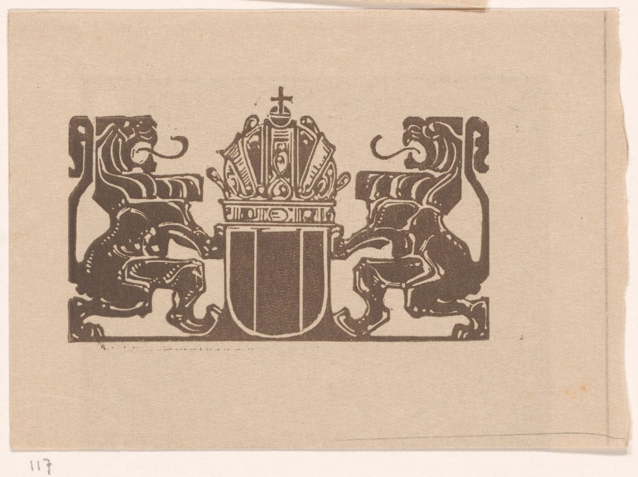 Escudo con dos leones de Bernard Willem Wierink