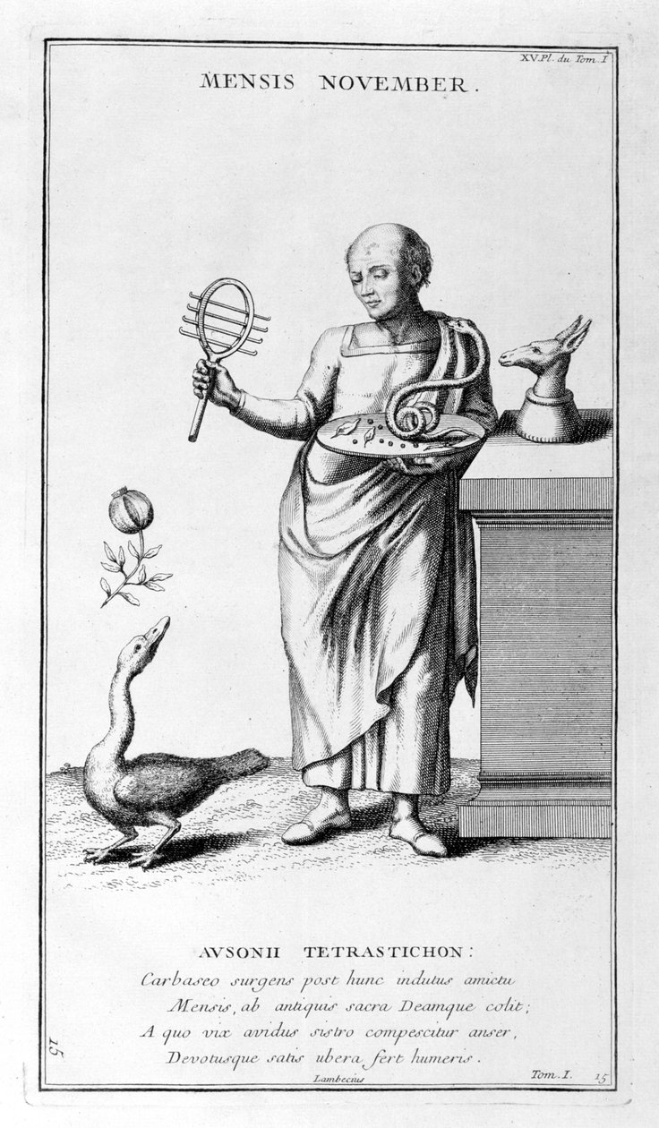 Una representación de noviembre, 1757 de Bernard de Montfaucon