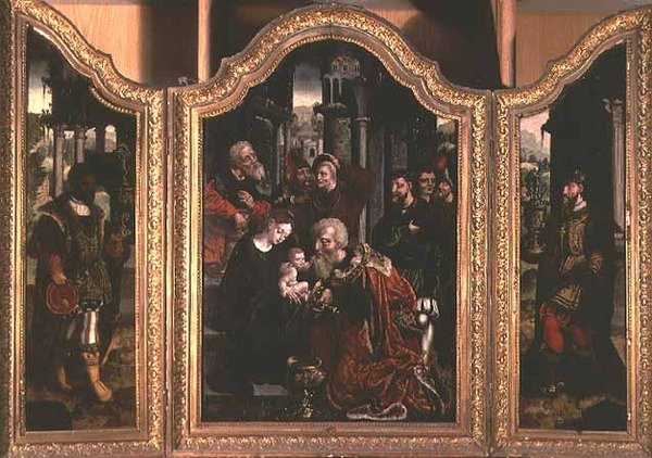 Adoración de los Magos de Bernard van Orley