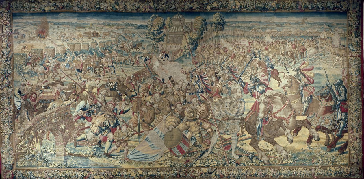 Episodio de la batalla de Pavía (1525) de Bernard van Orley