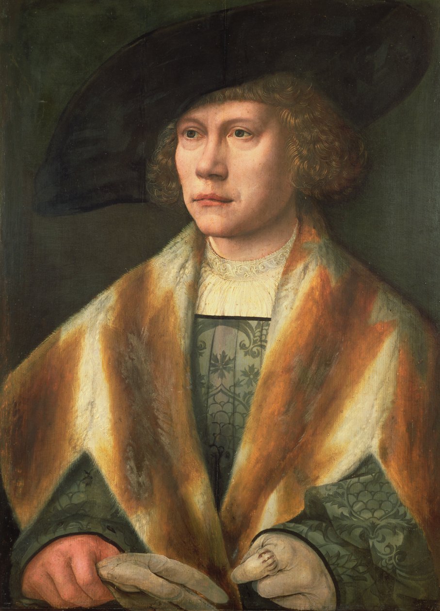 Retrato de un joven, posiblemente un autorretrato, c.1520 de Bernard van Orley