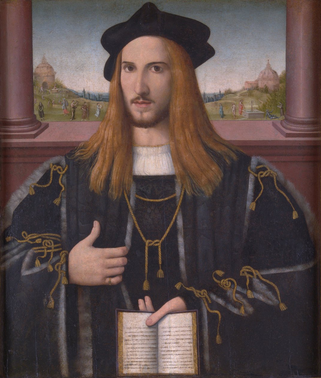 Retrato de Alberto III Pio de Bernardino Loschi