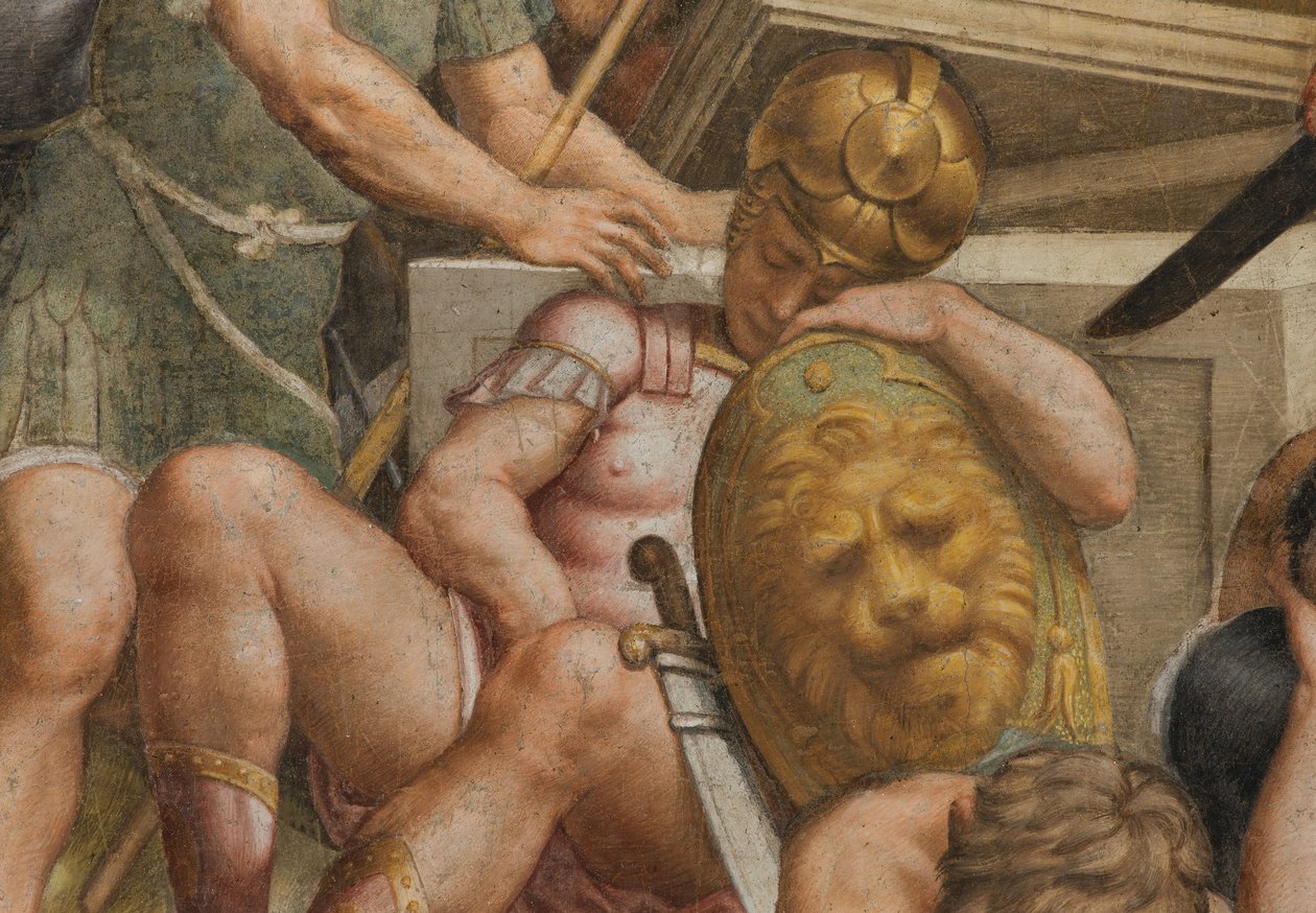 Contrafachada, Bernardino Gatti, Resurrección 1529, (detalle) de Bernardino Gatti