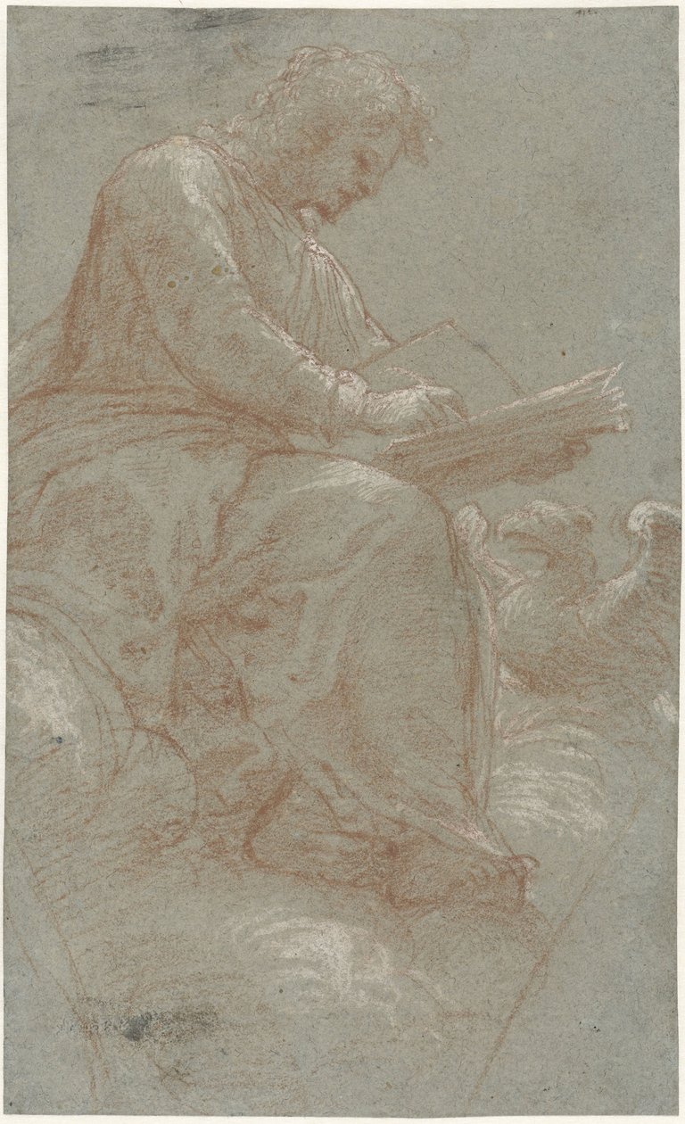 Escribir San Juan en las nubes de Bernardino Lanino (possibly)