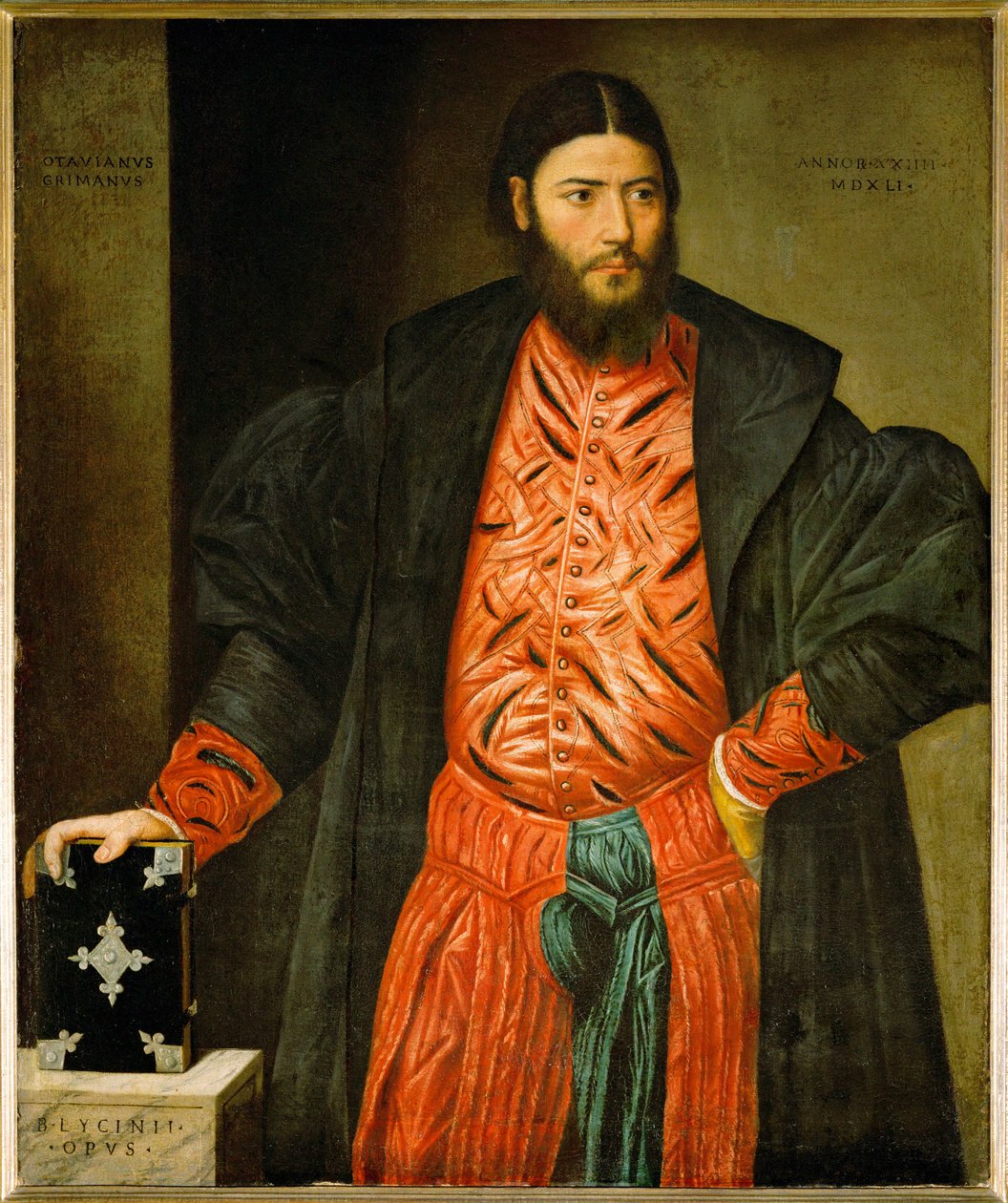 Ottaviano Grimani, Procurador de San Marcos (pintura sobre lienzo) de Bernardino Licinio