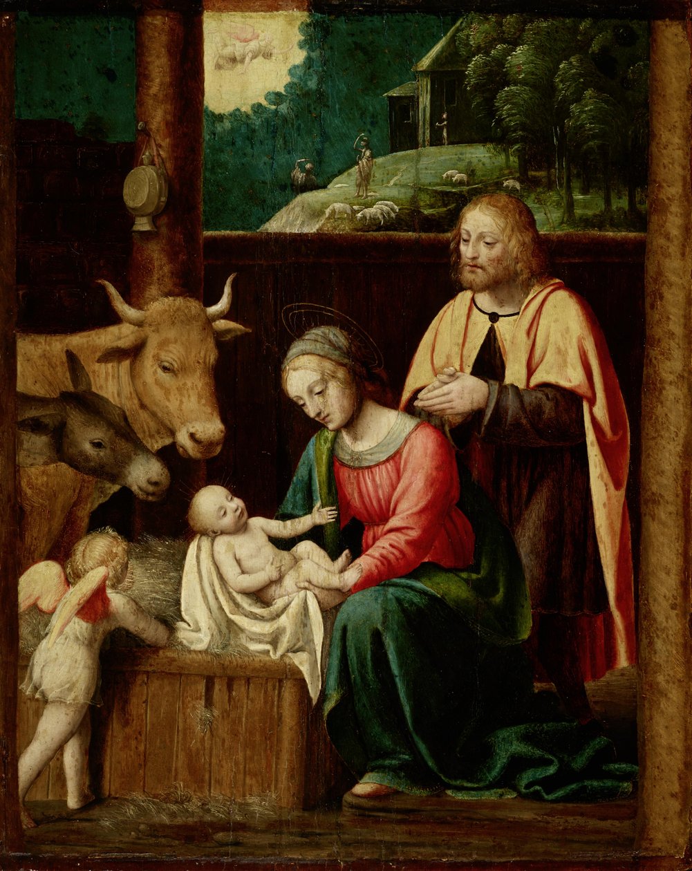 El nacimiento de Cristo de Bernardino Luini