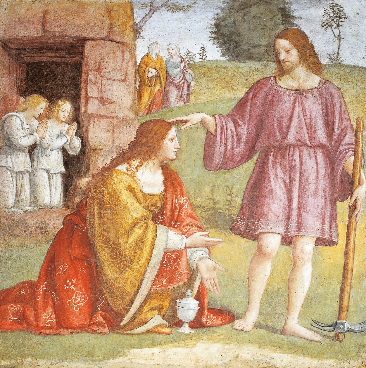 Cristo resucitado apareciendo a María Magdalena de Bernardino Luini