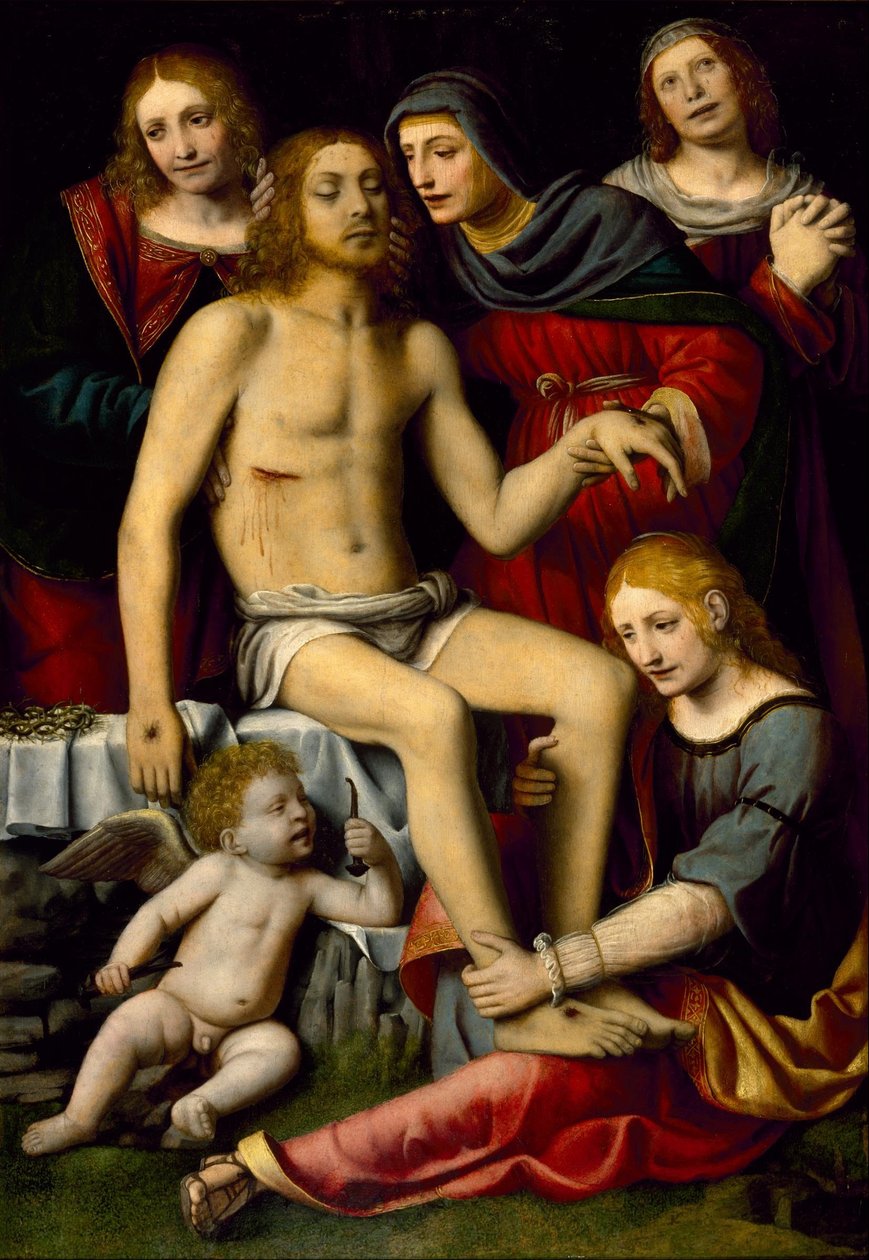 Lamentación por Cristo muerto de Bernardino Luini