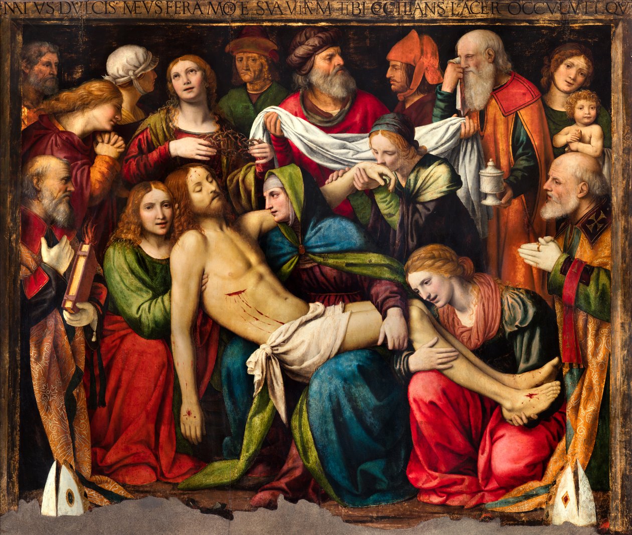 Milán, Iglesia de San Giorgio al Palazzo, Bernardino Luini, Entierro de Bernardino Luini