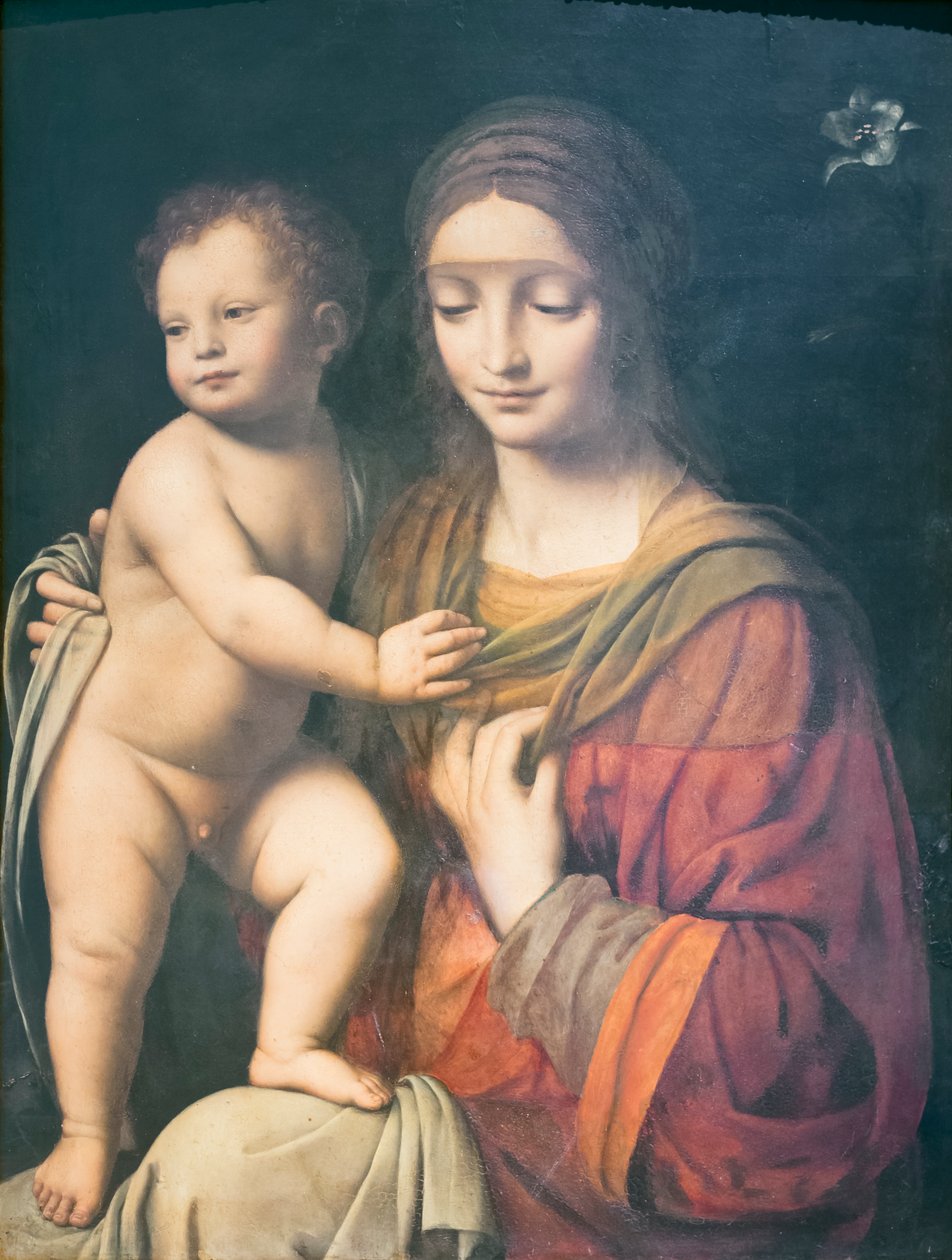 Virgen con el Niño de Bernardino Luini