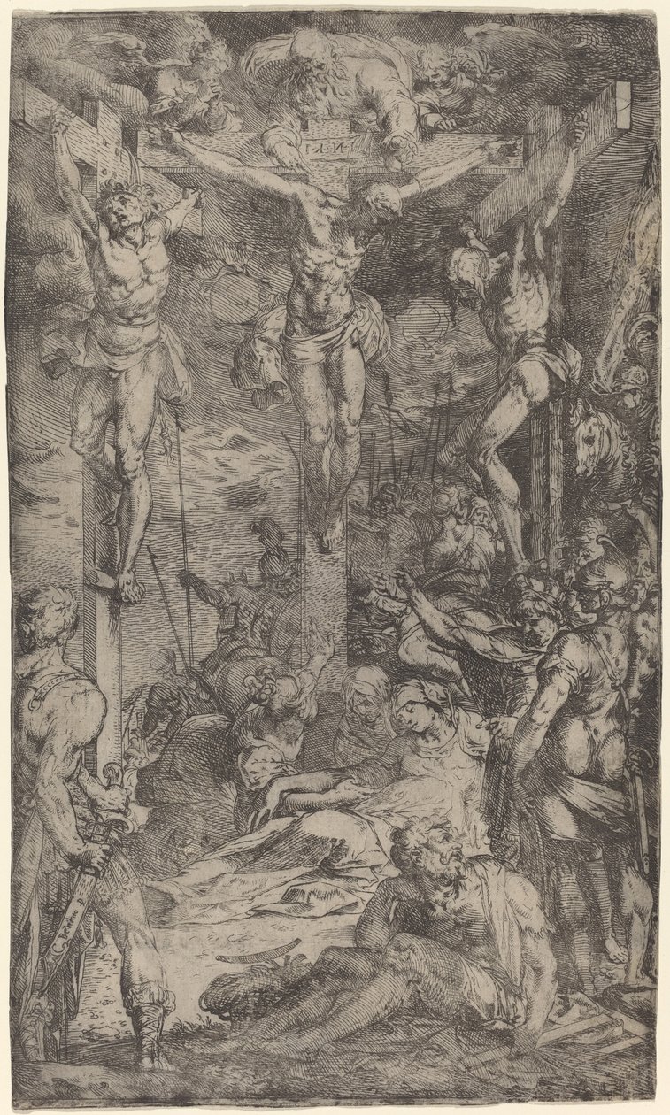 La Crucifixión de Bernardino Poccetti
