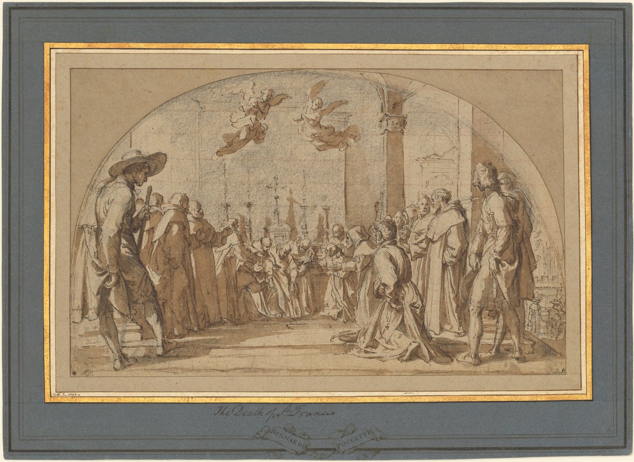 La muerte del Beato Buonagiunta Manetti de Bernardino Poccetti