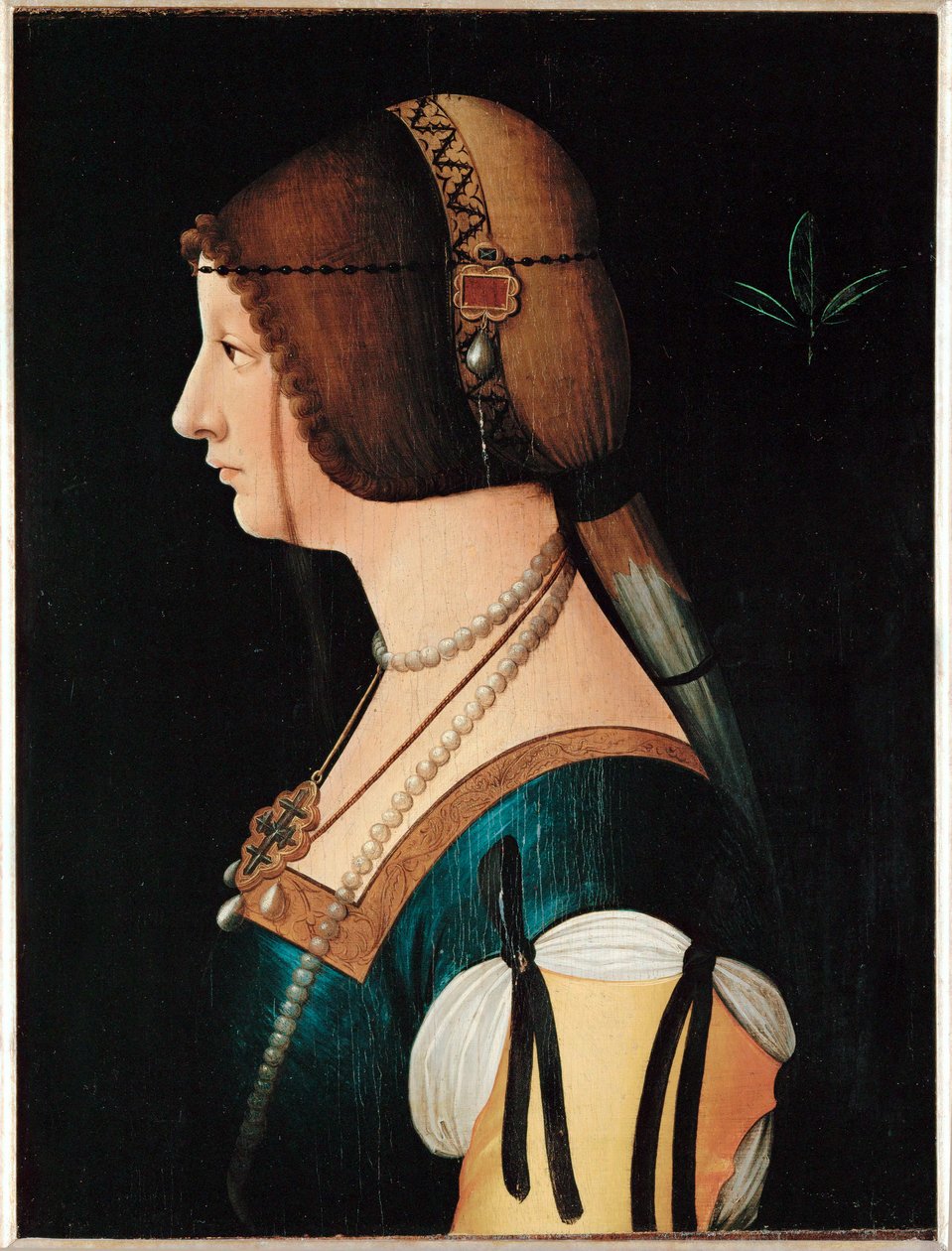 Bianca Maria Sforza, segunda esposa del emperador Maximiliano I ... de Bernardino de