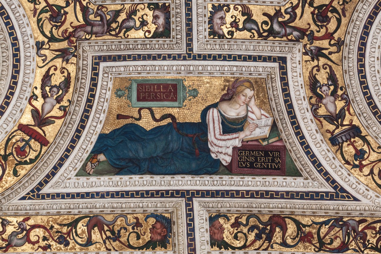 Sibila Persa (detalle) de Las Sibilas de Bernardino di Betto Pinturicchio