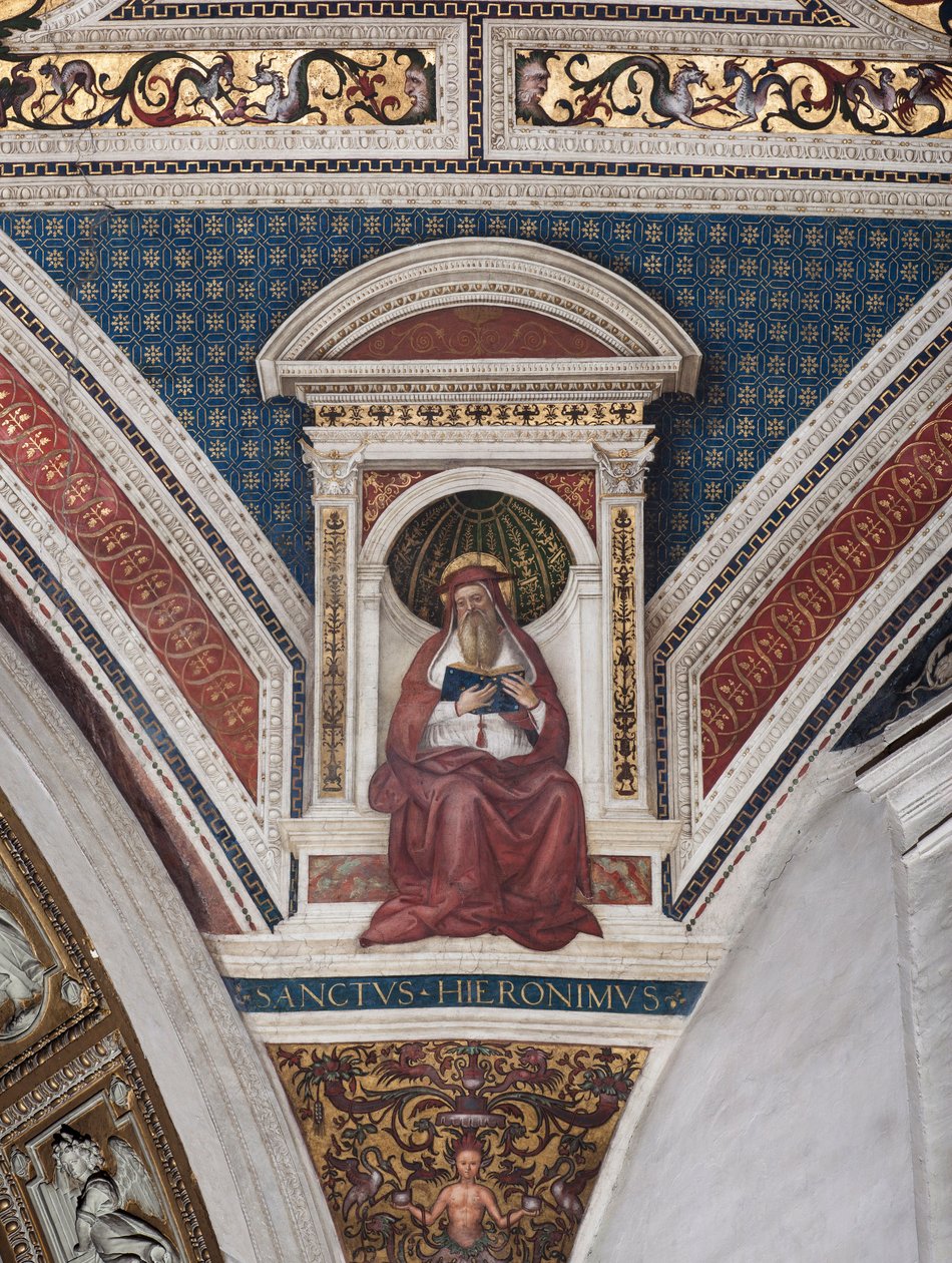 San Jerónimo (detalle) de Bernardino di Betto Pinturicchio