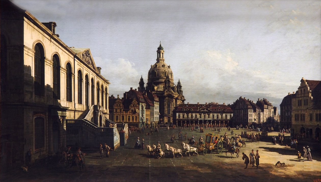 El nuevo mercado en Dresde de Bernardo Bellotto