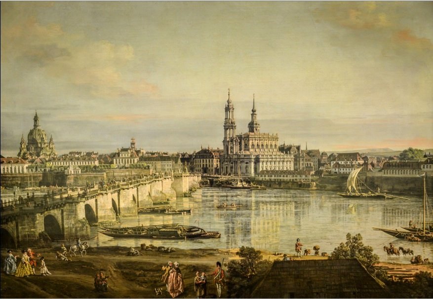 Casco antiguo de Dresde de Bernardo Bellotto