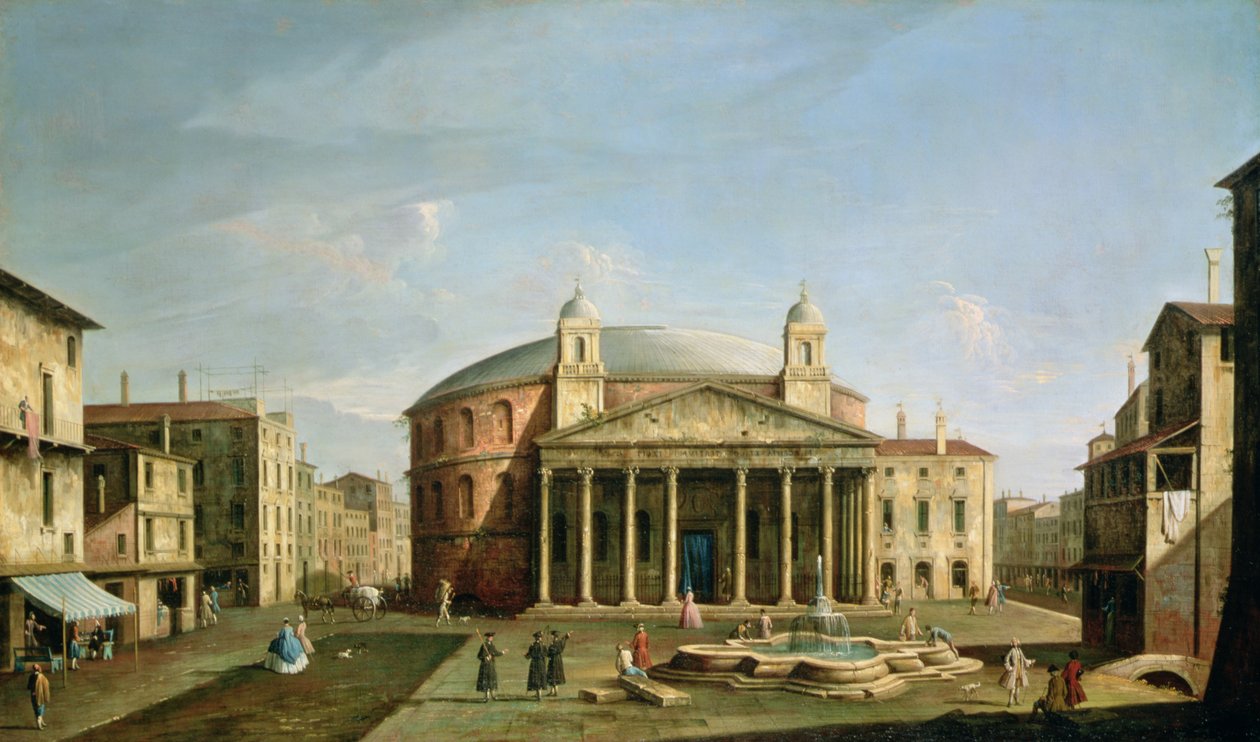 El Panteón en Roma de Bernardo Bellotto