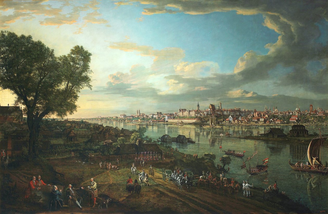 Vista de Varsovia desde Praga de Bernardo Bellotto