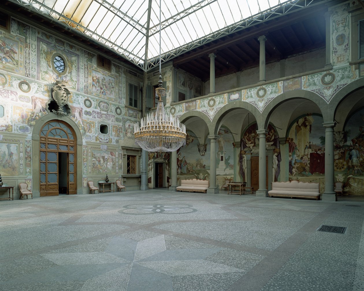 Patio interior de Bernardo Buontalenti