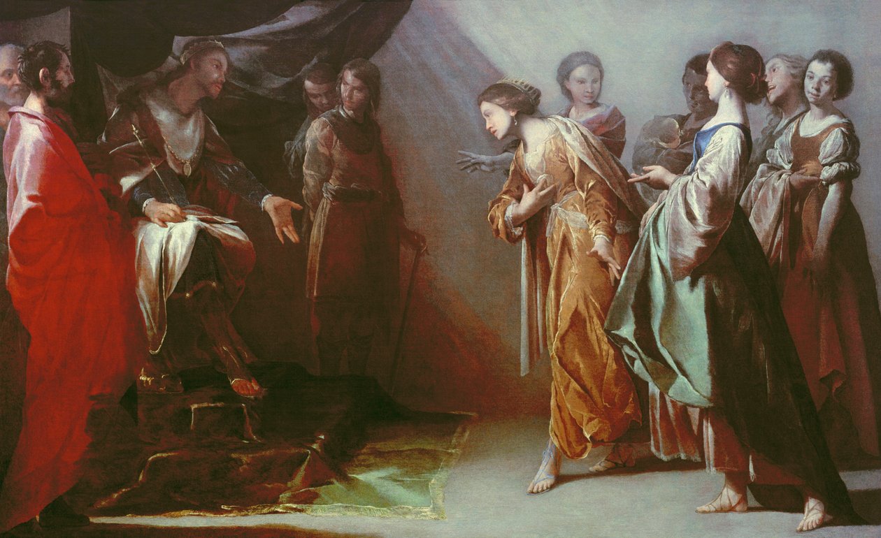 Ester y Asuero de Bernardo Cavallino