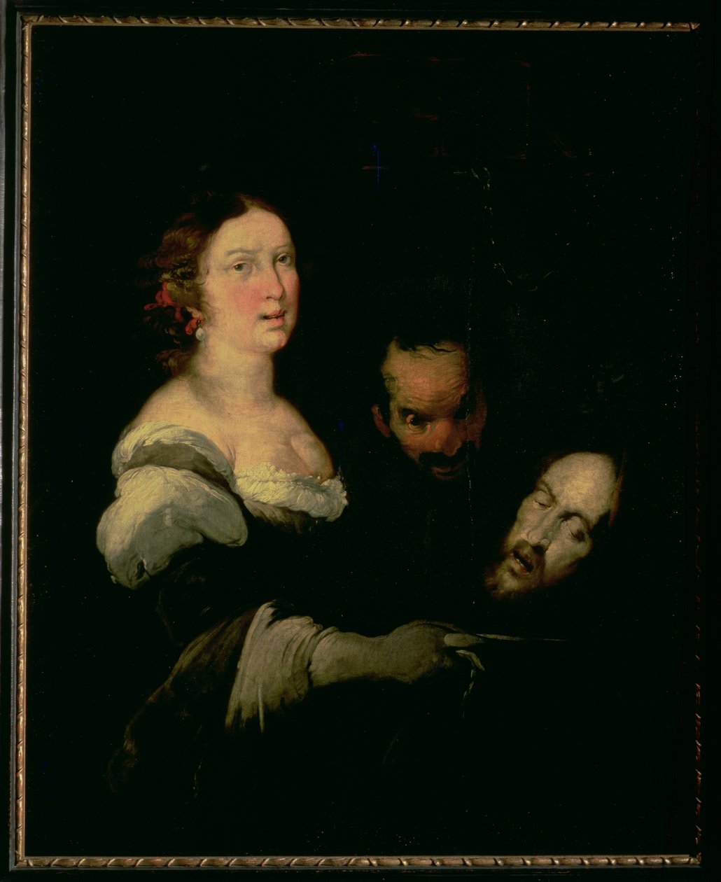 Salomé con la cabeza de San Juan Bautista, 1635 de Bernardo Strozzi
