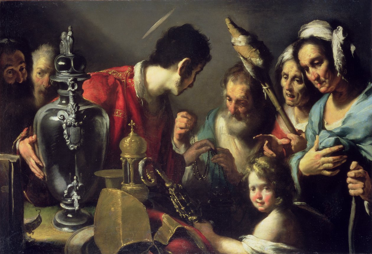 La Caridad de San Lorenzo de Bernardo Strozzi