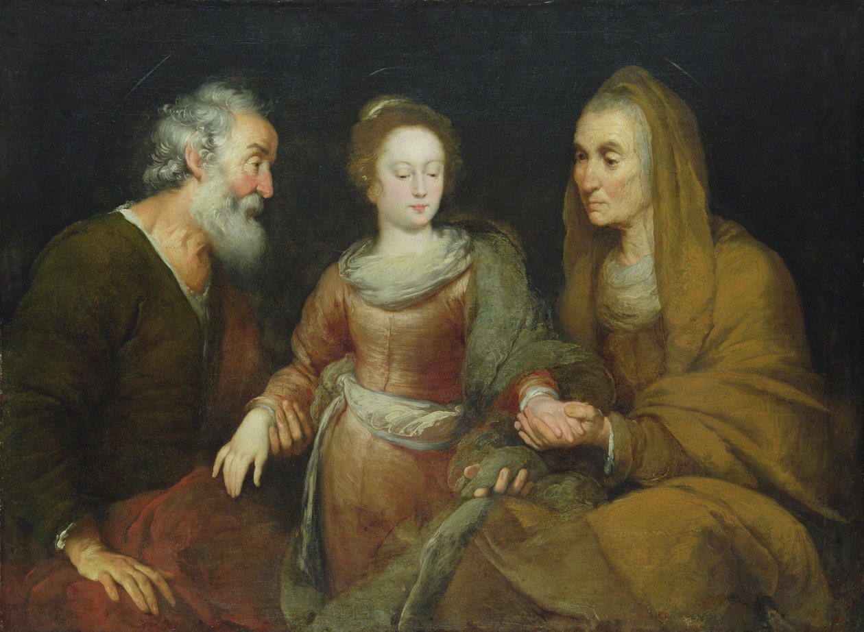 La educación de María de Bernardo Strozzi