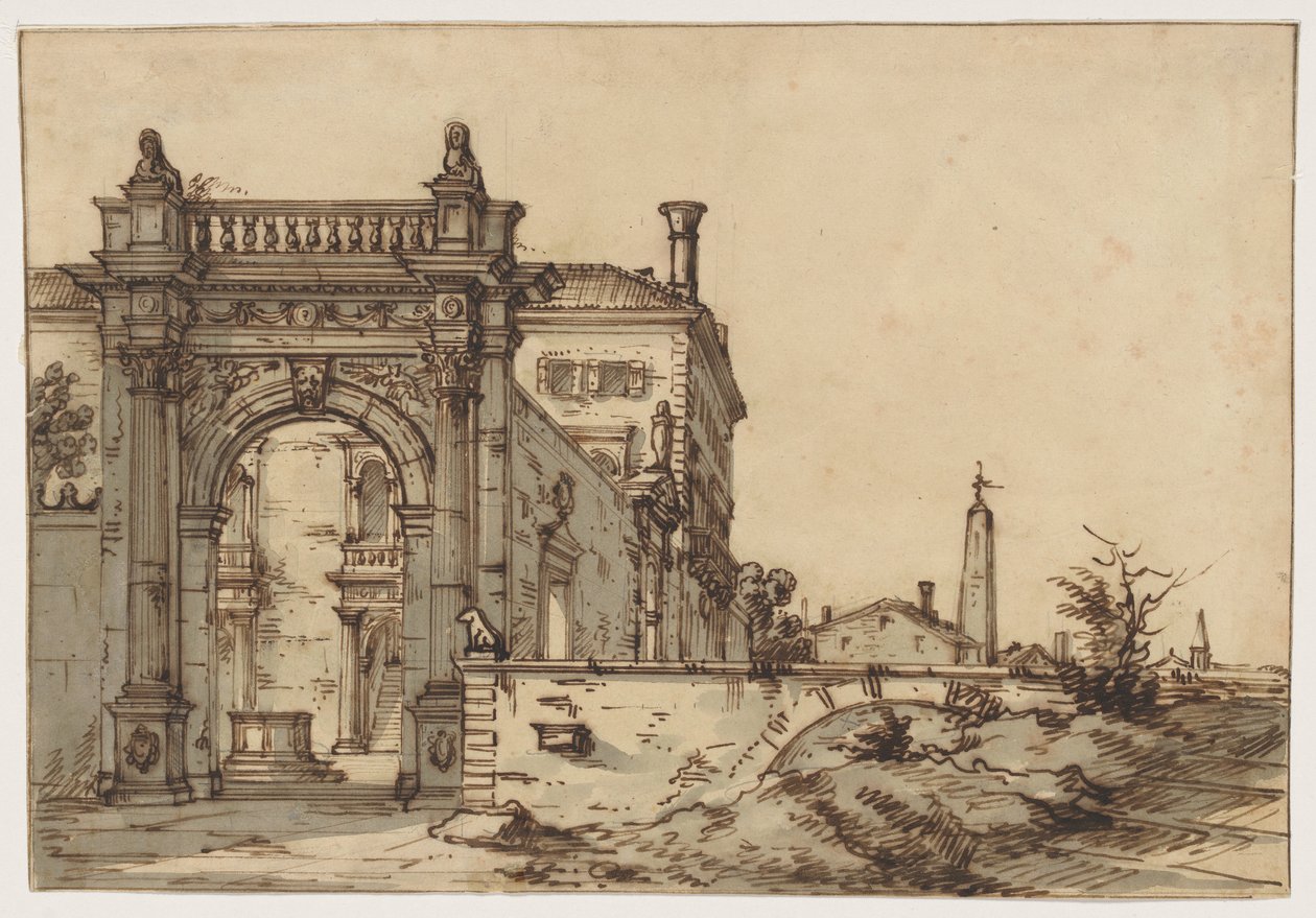 Una villa veneciana de Bernardo Bellotto
