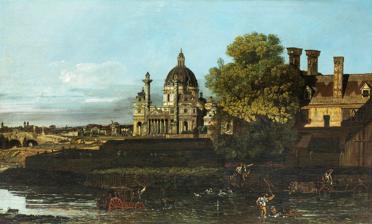 Bernardo Bellotto Karlskirche de Viena de Bernardo Bellotto