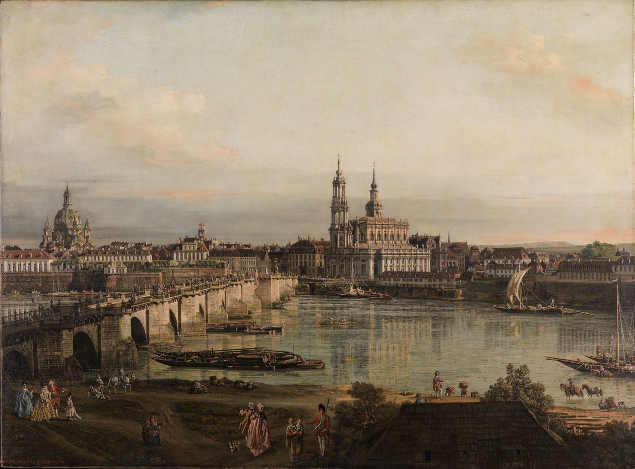 Vista de Dresde de Bernardo Bellotto