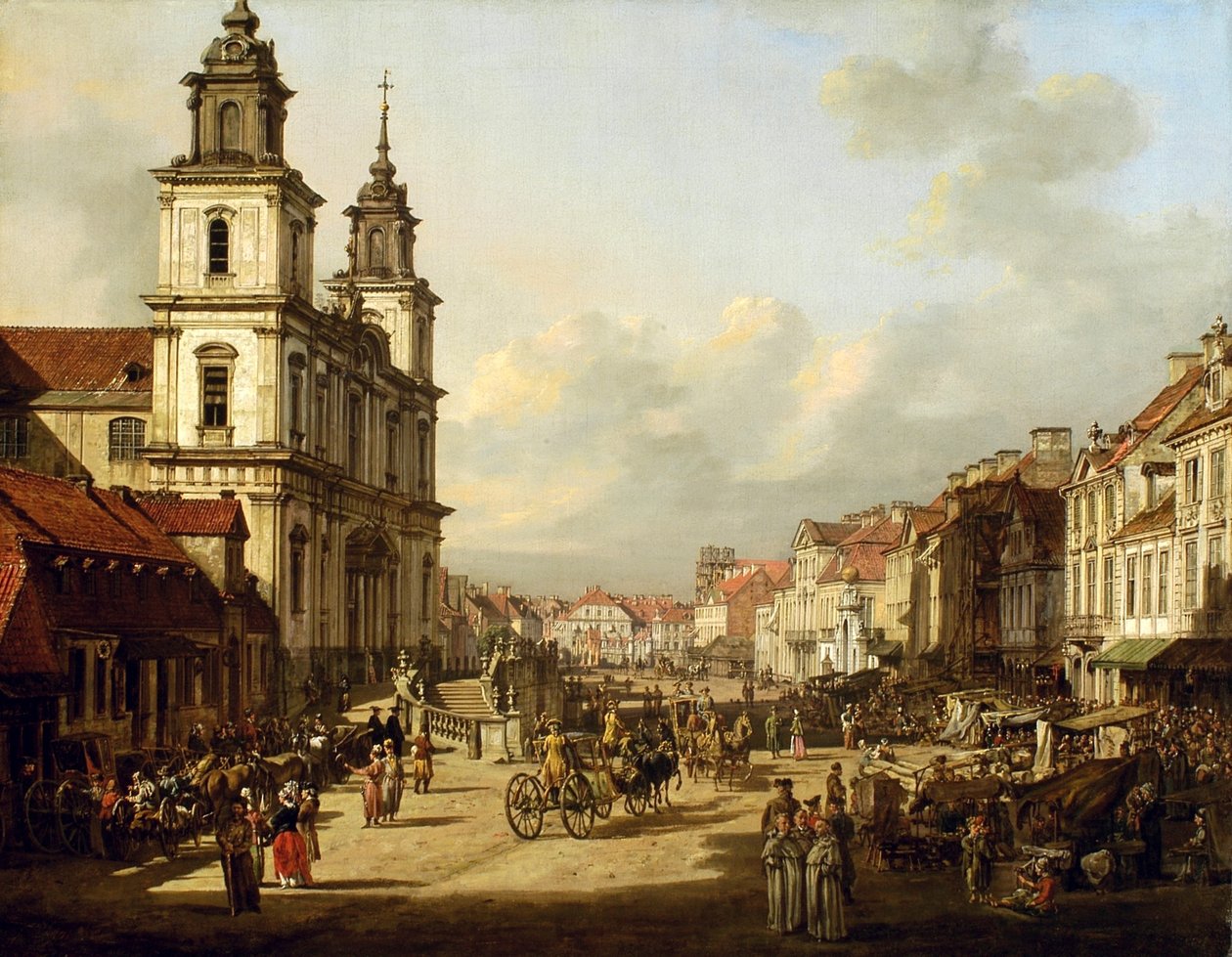 Iglesia de la Santa Cruz en Varsovia. de Bernardo Bellotto